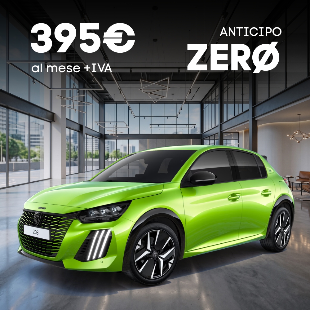 Peugeot 208 Aziende 2026 club rent