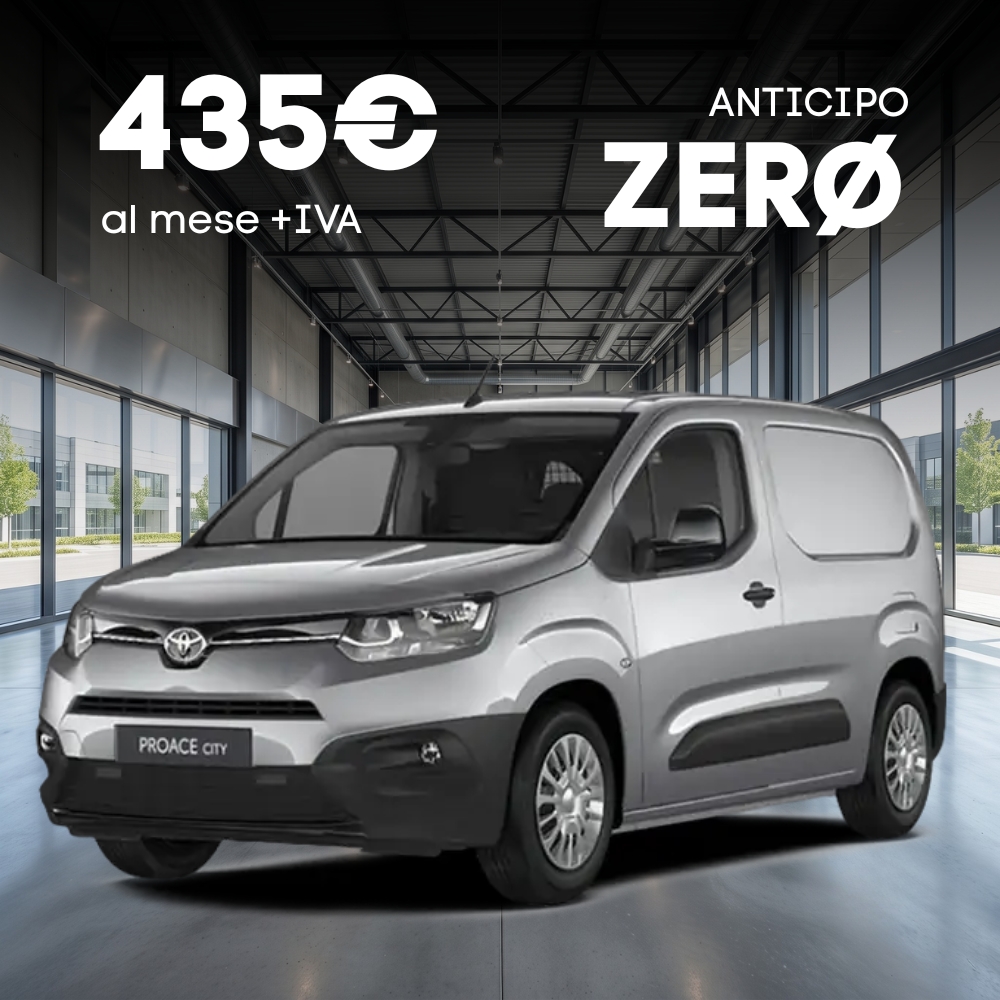 Toyota Proace City Veicoli Commerciali 2026 club rent